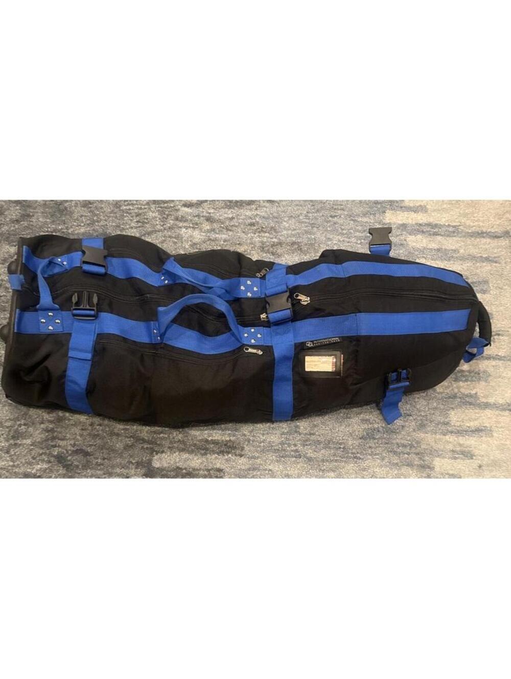 Club Glove International The Last Bag Rolling Golf Travel Cover - Black/Blue